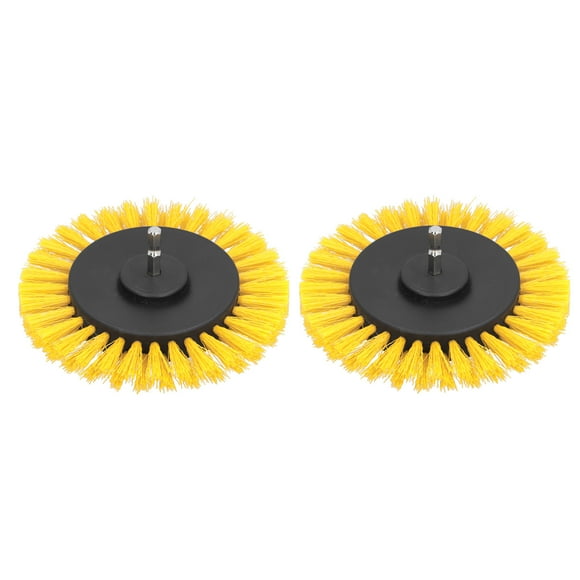 Drill Brush,2 Pack 3.5 Inch Electric Drill Brush Head Drill Brushfor Decoration Remarkable Clarity