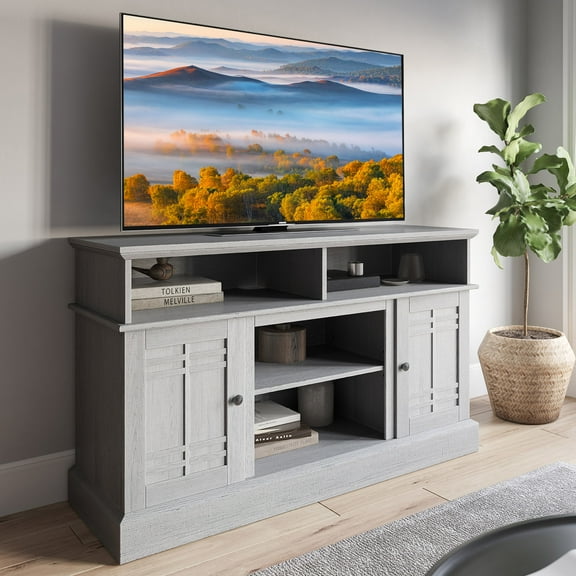 BELLEZE TV Stand Media Entertainment Center - Norrell (Sargent Oak)