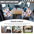 thumbnail image 3 of Garronmavis Aesthetic Flower RV Cushion Covers RV Cushion Covers Dinette Booth Seats Washable Cushion Slipcovers with Non Skid and Elastic for Kids Pets, 3 of 7
