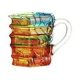 thumbnail image 2 of Vggrvlo Chapter Book Mug Glass 11oz Handmade Colored 3D Painted Glasss Books Mugs Reading Mugs for Books Lovers Best Christmas Valentine Gifts, 2 of 5