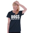 thumbnail image 4 of Anti Social Dog Lover Pet Puppy Owner Womens Slim Fit Graphic Tee Brisco Brands L, 4 of 5