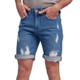 thumbnail image 1 of Bermuda de mezclilla MCHK 8007. Tiro Alto, Color azul. Para hombre MCHK  Bermuda / Short para hombre, 1 of 4
