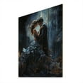thumbnail image 2 of Designart "Celestial Union of the Wedding Couple IV" Romantic Print on Natural Pine Wood, 2 of 5
