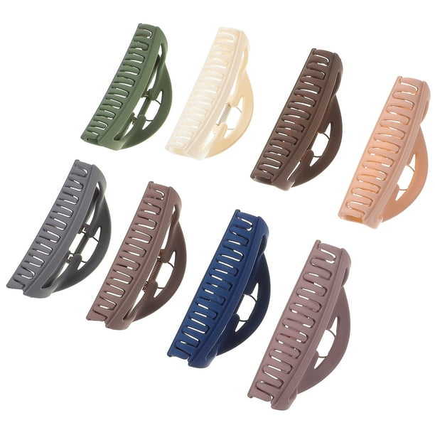8 pinzas para el pelo con forma de garra hueca, accesorios para el cabello de moda para mujer