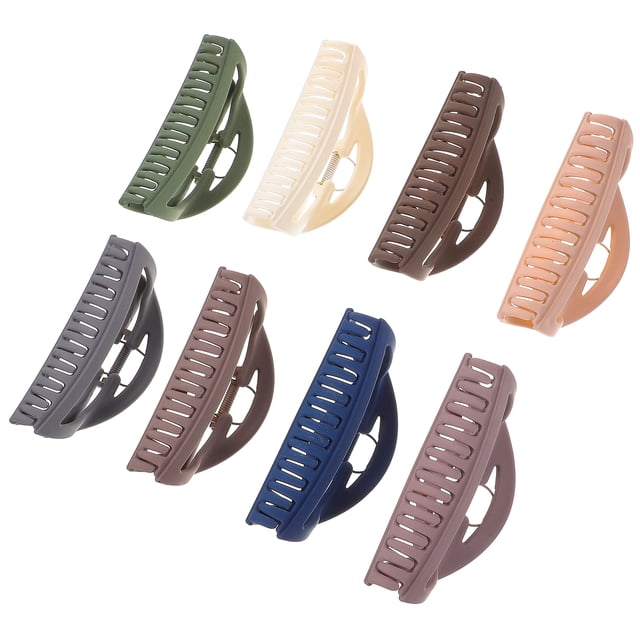 8 pinzas para el pelo con forma de garra hueca, accesorios para el cabello de moda para mujer