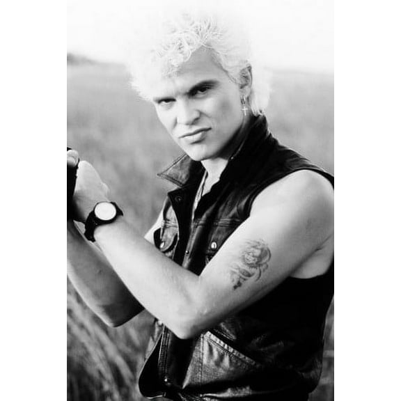 Billy Idol Sleeveless Jacket Iconic Image 24x36 Poster