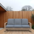 thumbnail image 6 of Covers&All Outdoor Seat/Back Cushion Three Seater, Durable Olefin Fabric (24”Lx 22”W x 5”Thick), 6 of 7
