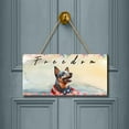 thumbnail image 2 of Freedom Australian Cattle Dog on Independence Day 4th of July Landscape Wood Sign Heeler Lover Gifts Hanging Wall Home Decor - 01005, 2 of 5