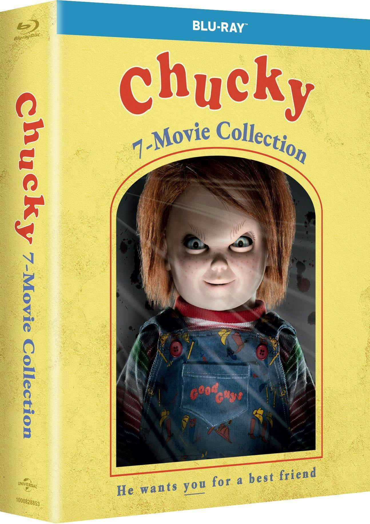 チャイルド・プレイ チャッキー Blu-Ray DVD セット Chucky 7-Movie Collection, Child's Play horror series, 7-disc set