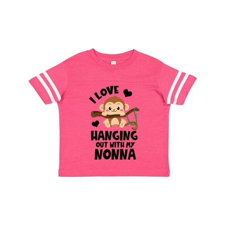 

Inktastic Monkey I Love Hanging out with My Nonna Gift Toddler Boy or Toddler Girl T-Shirt