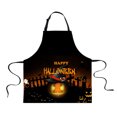 thumbnail image 2 of Delantal de Halloween delantal de halloween sin mangas impermeable babero unisex delantal feliz halloween b Fanmusic Delantal de Halloween, 2 of 6