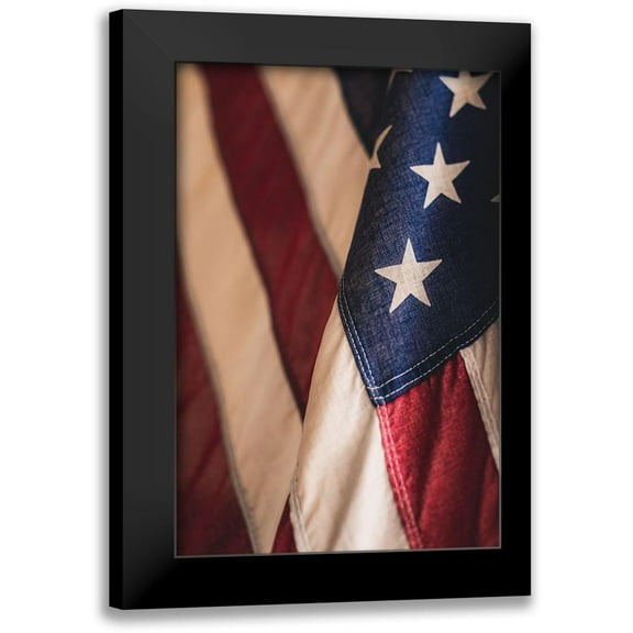 Mossholder, Tim 11x14 Black Modern Framed Museum Art Print Titled - USA Flag