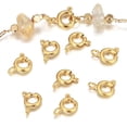 thumbnail image 6 of 6/4/2/1 Pairs Gold Filled Spring Ring Clasps For Necklace Bracelet Jewelry DIY Making Handmade Jewelry Bracelet Necklace End Chain Spring Clasp, 6 of 10