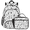 Multicolour 1, variant on Herdesigns Black and White Music Backpack with Lunch Box Musical Notes Lightweight Large Travel Work Laptop Backpacks Set Casual Daypacks