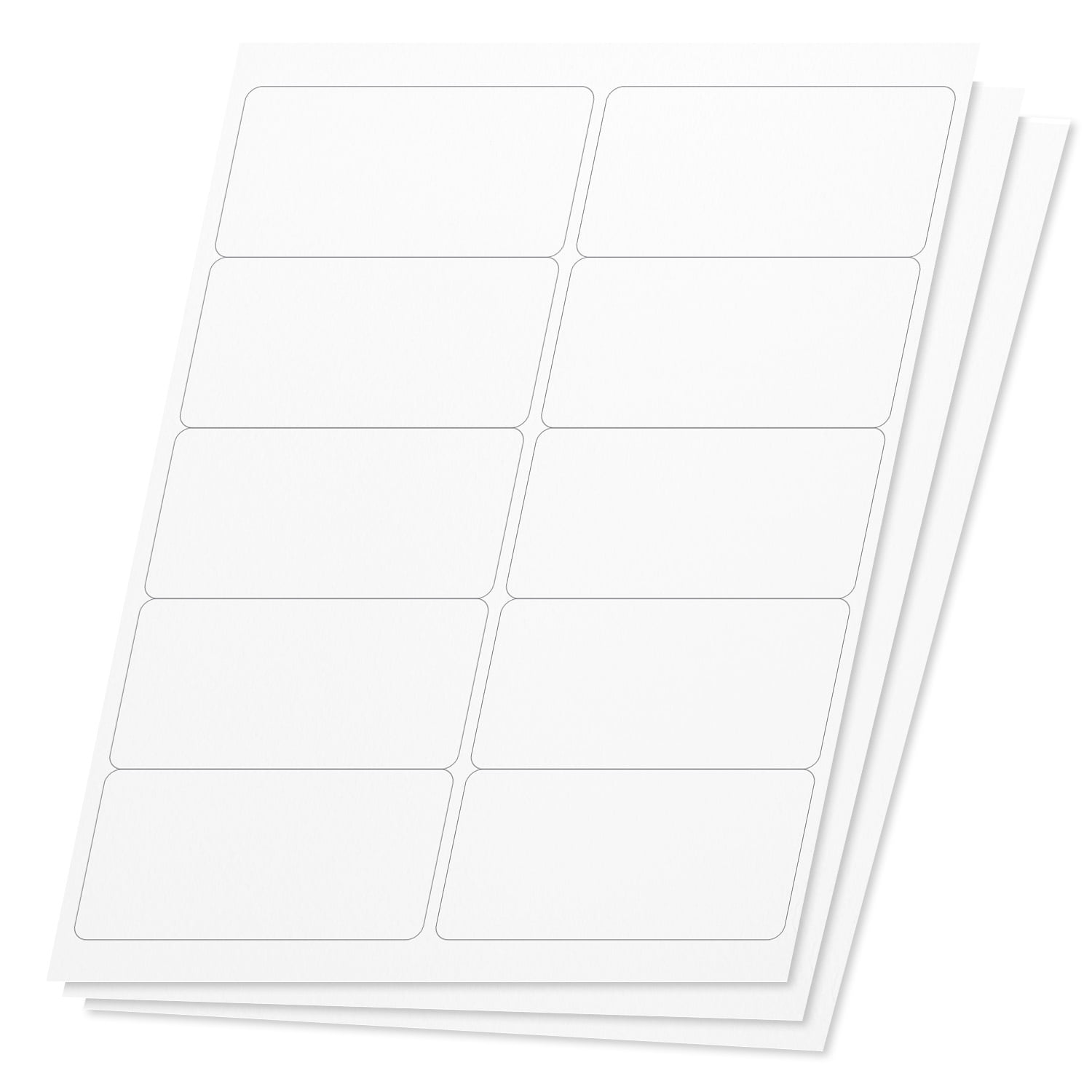 24 Labels per Sheet x 100 Sheets White Matt Copier Inkjet Laser 
