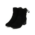 thumbnail image 5 of New Women Breckelles Houston-14 Faux Suede Back Lace Up Chunky Heel Boot, 5 of 6