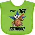 thumbnail image 3 of Inktastic 1st Birthday All Stars Boys Baby Bib, 3 of 4