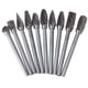 thumbnail image 1 of Cabezas de fresa rotativa de carburo de tungsteno de 10 piezas de 10 mm, 1 of 6