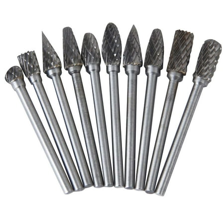 

10pcs 6mm Tungsten Steel Carbide Rotary Bur Heads Bur Set