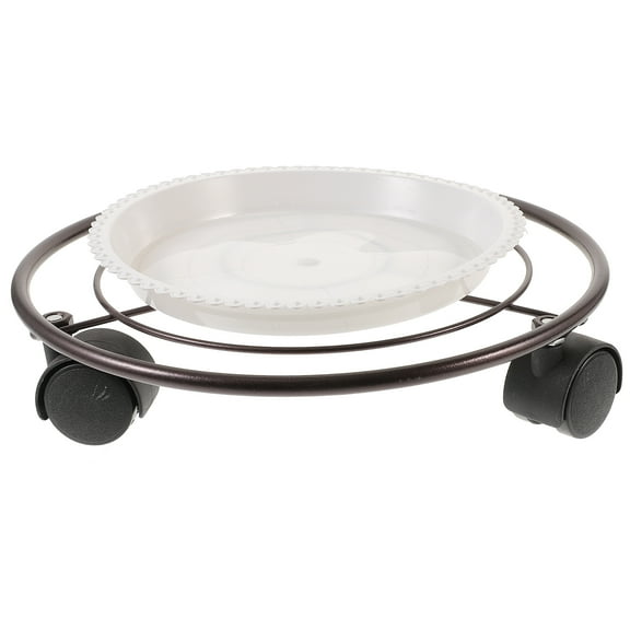 ITSELFER Rolling Plant Stand Planter Holder Movable Plant Stand Flower Pot Stand Outdoor Planter Stand