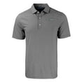 thumbnail image 2 of Men's Cutter & Buck  Black/White Spelman College Jaguars Forge Eco Double Stripe Stretch Recycled Polo, 2 of 3