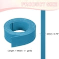 thumbnail image 2 of Uxcell Flat Suede Leather Lace, Faux Leather Strap Leather String Cord DIY Supplies Blue, 2 of 7