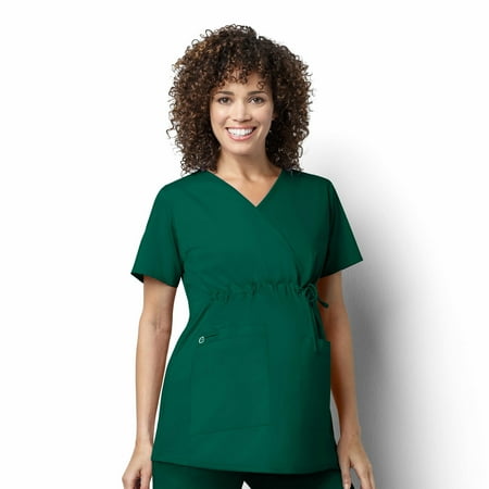 

WonderWink WonderWORK 145-Maternity Mock Wrap Scrub Top