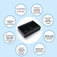 thumbnail image 2 of pitrice ABS Portable Mini UPS 5/9/12V 10400mAh Stable Power For WiFi Router 10400Mah Backup Power Adapter, 2 of 6