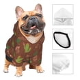 thumbnail image 3 of KLL Cute Armadillos for Basic Dog Hoodie - Pet Hoodie Sweater with Leash Hole - Cute Dog Sweatshirt - Pet Clothes Hooded Sweatshirt for Dog & Cat -XX-Large, 3 of 8