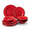 Red, variant on Blue 12 Piece Dinnerware Set for 4, Farmhouse Rustic Outdoor Dishes