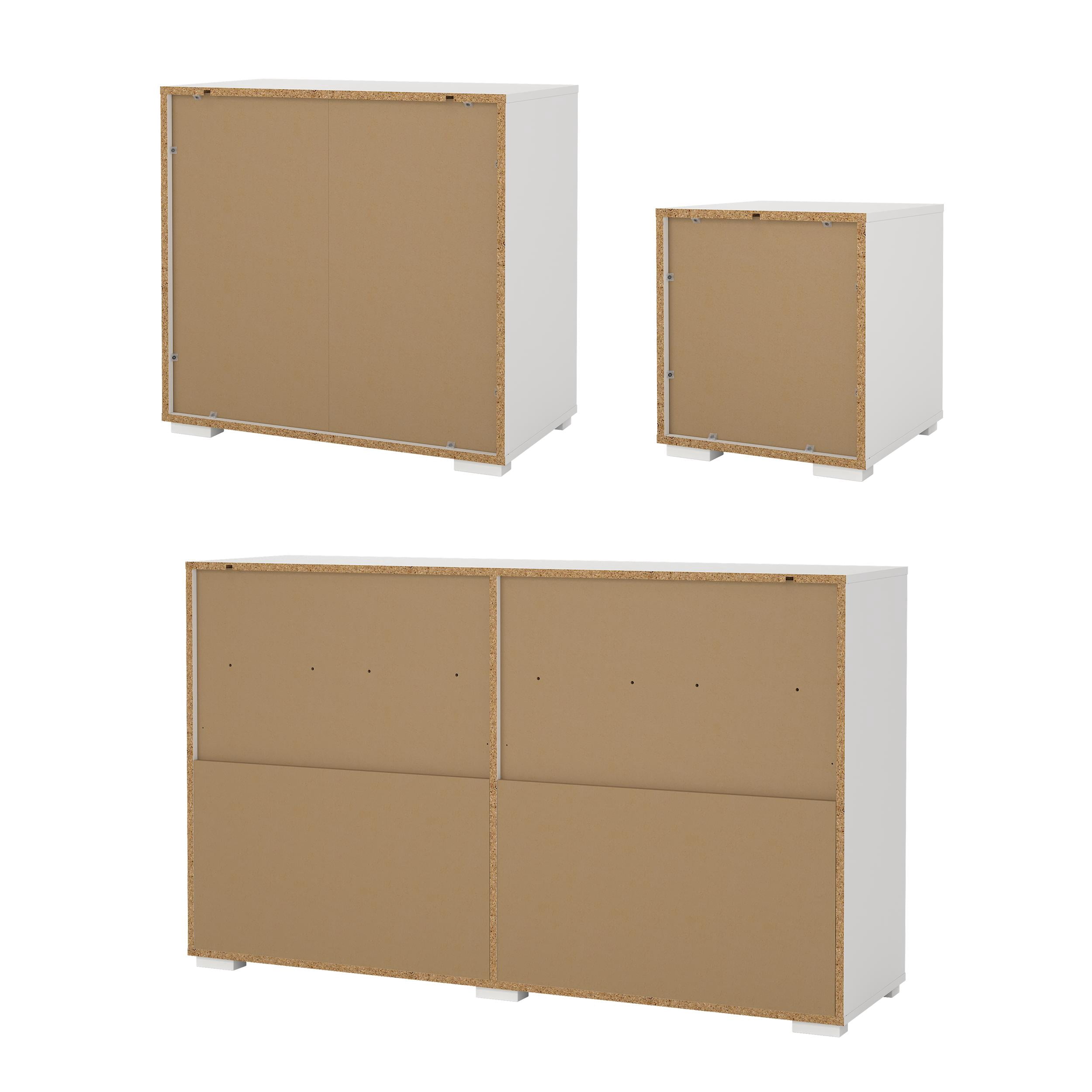 Tvilum Sofia 3-Piece Bedroom Set, White