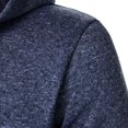 thumbnail image 6 of Brondbend Mens Sweat Suit Men Track Suits 2 Piece Set Long Sleeve Hoodie with Zipper Multiple Pockets Sweatshirt and Sweatpants Tracksuits Loose Fit Fall Winter Gym Workout Suits,Navy, 6 of 6
