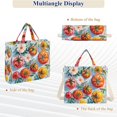 thumbnail image 6 of FORMRS Womens Corduroy Tote Bag Crossbody Shoulder Handbag with Pocket, Watercolor Tomatoes, 6 of 7