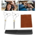 thumbnail image 4 of Barber Scissors Set, Hair Thinning Scissors Silver Stainless Steel  For Hair Salon, 4 of 8