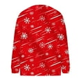 thumbnail image 5 of QATAINLAV Womens Funny Christmas Graphic Knit Cardigans Loose Casual Plus Size Sweaters Button Up Long Sleeve Tops, Multicolor, XXXXXL, 5 of 6