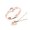 A5, variant on Fashion Titanium Steel Love Heart Lock Concentric Bracelet with Key Pendant Couple Necklace Sets,Necklace for Women