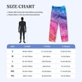 thumbnail image 4 of Fotbe Rainbow Glitter Cute Pantalones de Pijama para Hombre, Pantalones de Dormir, Pantalones de Casa con Cintura Ajustable y Bolsillos-Small, 4 of 6