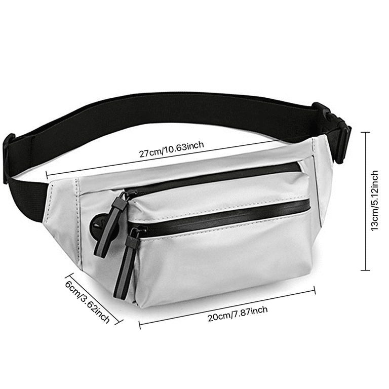 Fanny Pack for Men & Women - Black Waist Pouch