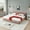 Pink, variant on Noble House Lornic 91" California King Upholstered Bed, Chenille Grounded Platform Bed with Storage Drawer, Green