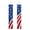 American Flag, variant on FUIALDOLG Highland Cow Porch Sign Hanging USA Flag 71x12 Inch Welcome Spring Door Banner Hanging Wall Sign Flag for Porch Front Door Decor for Independence Day