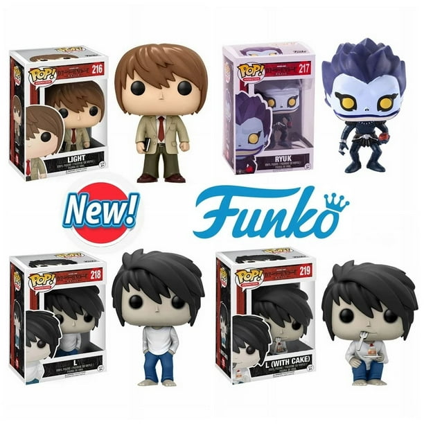 New Arrival FUNKO POP Death Note Light #216 RYUK #217 #218 L with