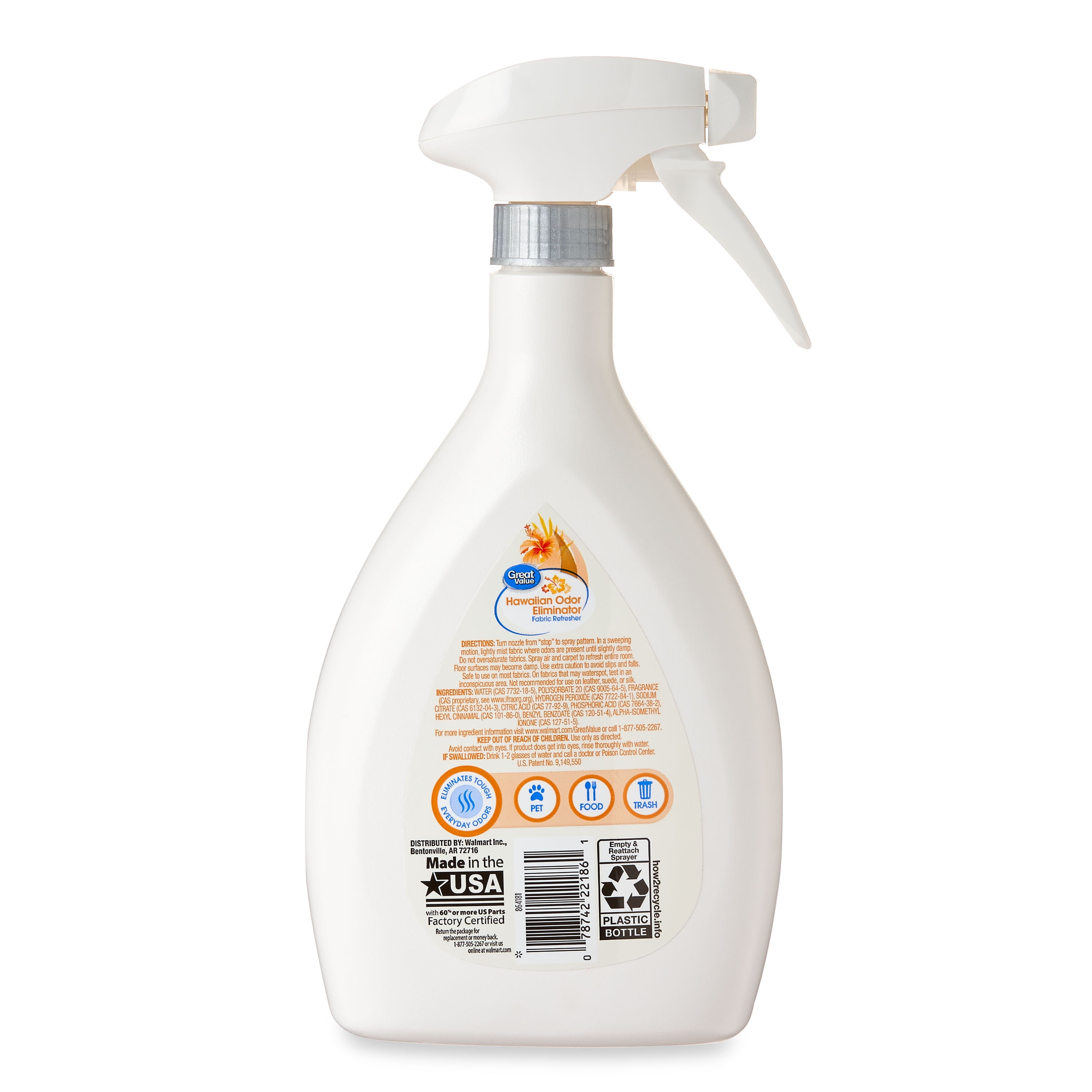 Great Value Hawaiian Fabric Air Refresher, 27 fl oz