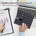 thumbnail image 3 of Teclado digital inalámbrico de 35 teclas Teclado numérico de 2,4 GHz para tabletas portátiles, 3 of 5