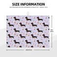 thumbnail image 3 of Dish Drying Mat, Purple Dachshund Dog Puppy Candy Absorbent Microfiber Kitchen Mat, Heat Resistant Drying Mat Kitchen Counter for Dishes, Utensils, Pots, Pans, Drainer Mats 18x24in, 3 of 7