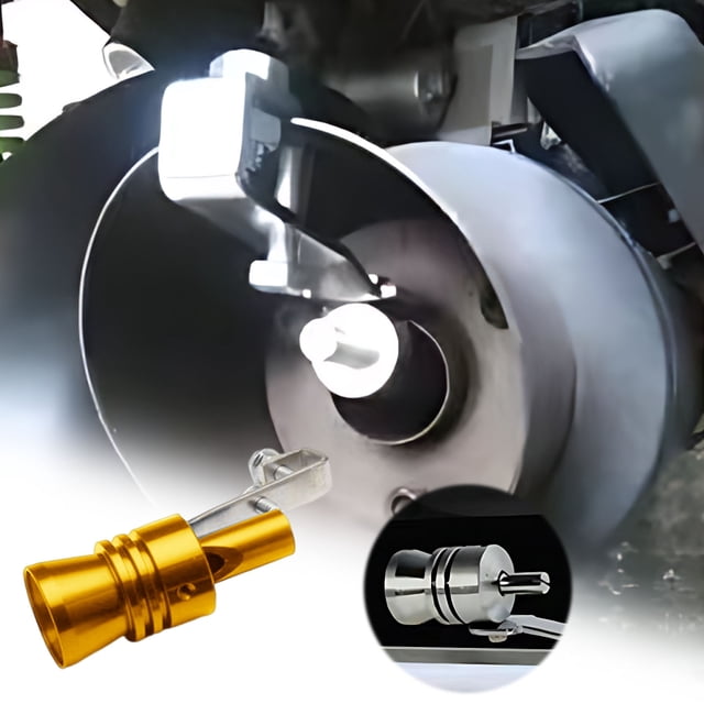 TopLLC Outils, Sifflet de Turbine Modifié pour Voiture, Tuyau d'Échappement, Microphone, Simulateur de Son, Sifflet de Queue de Moto, Sifflet de Conversion pour Voitures