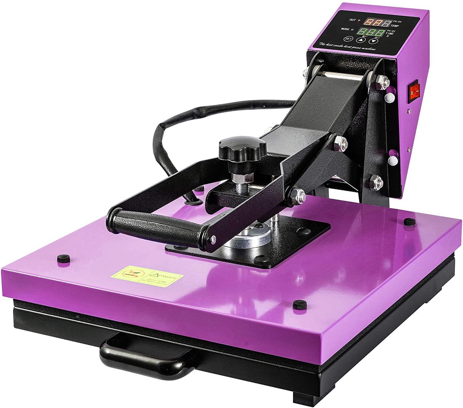 WELBEST Heat Press Machine 15x15", Purple