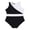 Black&White, variant on Kids Girls Cutout Back Ballet Gymnastic Leotard Contrast Color Tank Top Athletic Unitard Skating Costume