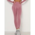 thumbnail image 3 of Women High Waist Yoga Pants Workout Gym Leggings Seamless Sports Running Tights for Women, 3 of 5