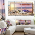 thumbnail image 1 of Framed Effect Beach Sunset, 1 of 3