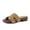 Taupe, variant on Cushionaire Thai 100% Genuine Leather Suede Platform Sandals for Women Adjustable Strap Heeled Slide Sandals with Memory Foam Comfort